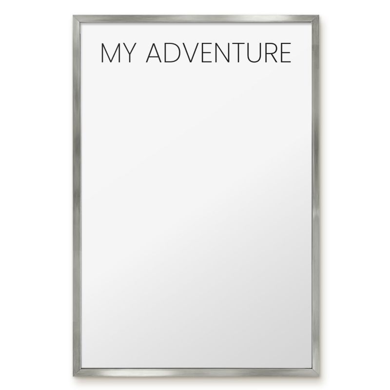 Tablica Na Magnesy Z Wakacji Tulup 40x60 cm My adventure 3 - Srebrna rama Do salonu, sypialni 1 szt.
