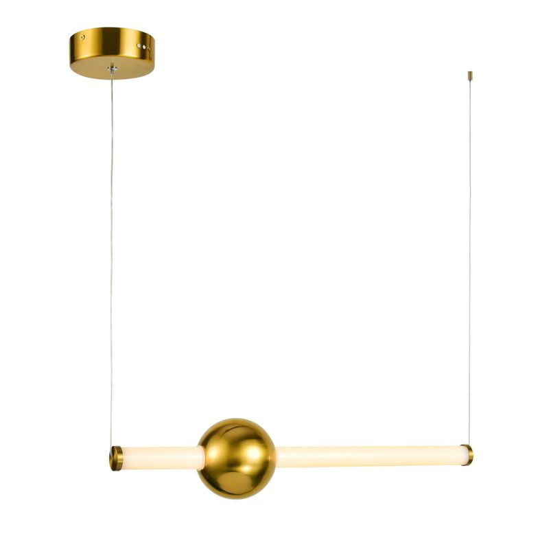 Lampa wisząca Italux Halling 3540 złoto-biała nowoczesna wbudowany LED 13 1 szt.