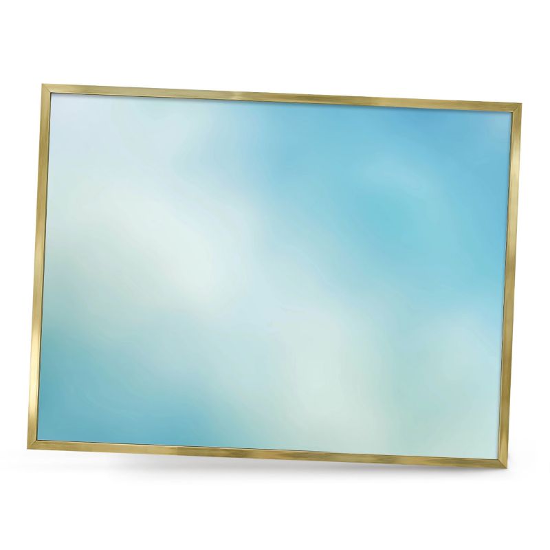 Ozdobna tablica na magnesy ArtPrintCave 80x60 Niebieskie niebo w złotej ramie 1szt