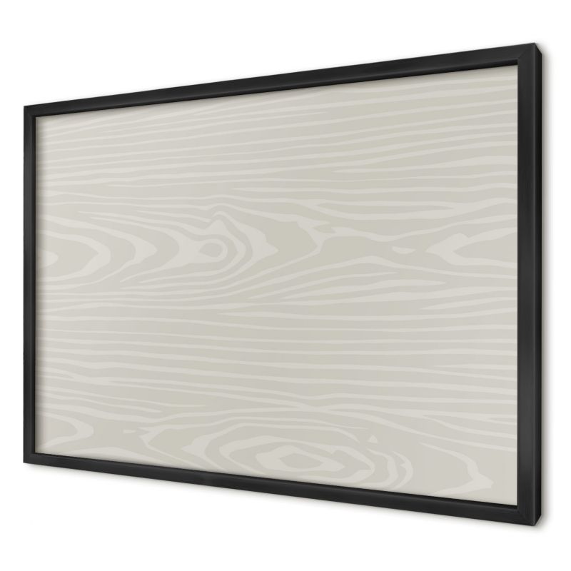 Ozdobna tablica na magnesy Wallfluent 60x40 Drewniana struktura w czarnej ramie 1szt