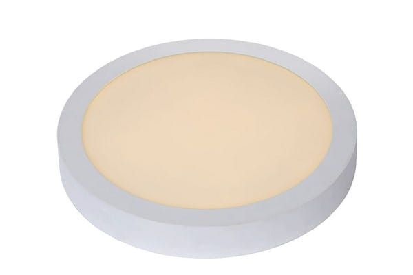 Plafon sufitowy Lucide Brice biały LED 30W 3000K 1997lm IP44 wym: 3,9 x 30 x 30 cm akryl - 1 szt.