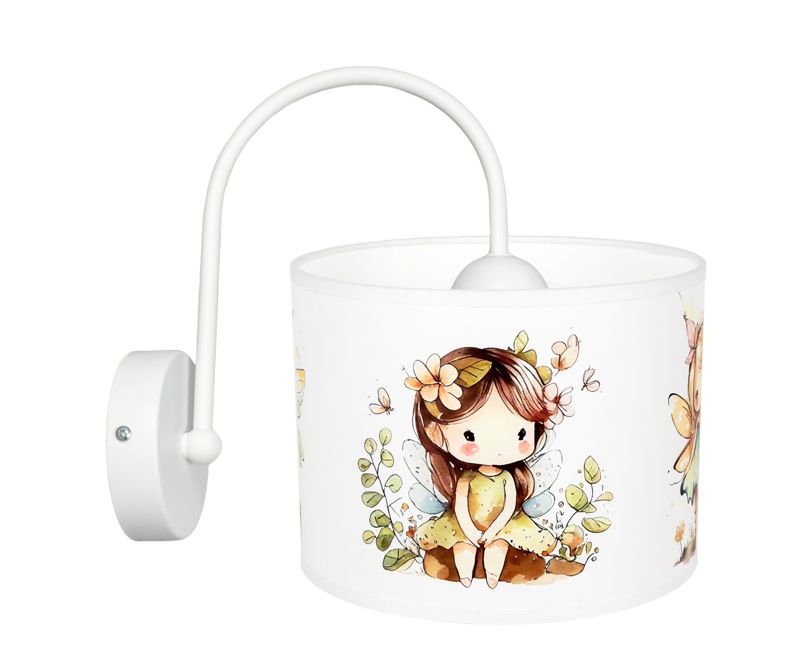 Lampa dziecięca ścienna kinkiet FAIRIES WRÓŻKI ELFY HEXE 1 x E27 H0933 1 szt.