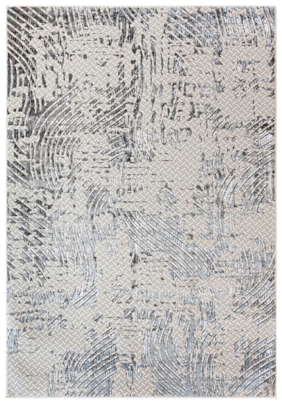 Dywan Nowoczesny Abstrakcyjny Erice Grigio 160 x 230 cm kremowy, szary 1 szt.