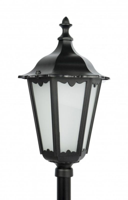Lampa ogrodowa stojąca SU-MA Retro czarna 1 x E27 x 60W IP43 wym: 114 x 24 x 24 cm - 1 szt.
