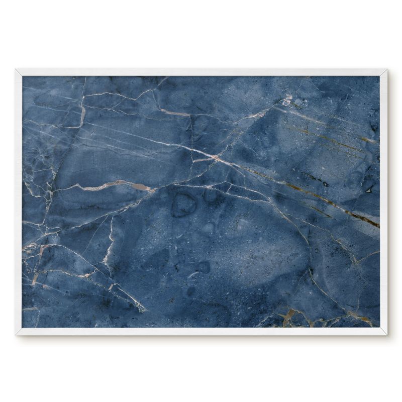 Tablica Magnetyczna Dekoracyjna Tulup 70x50 cm Marmurowa elegancja 1 - Biała rama Do salonu, biura 1 szt.