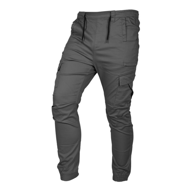 Spodnie robocze OUTDOOR, typu jogger, szare, rozmiar L, 1szt.