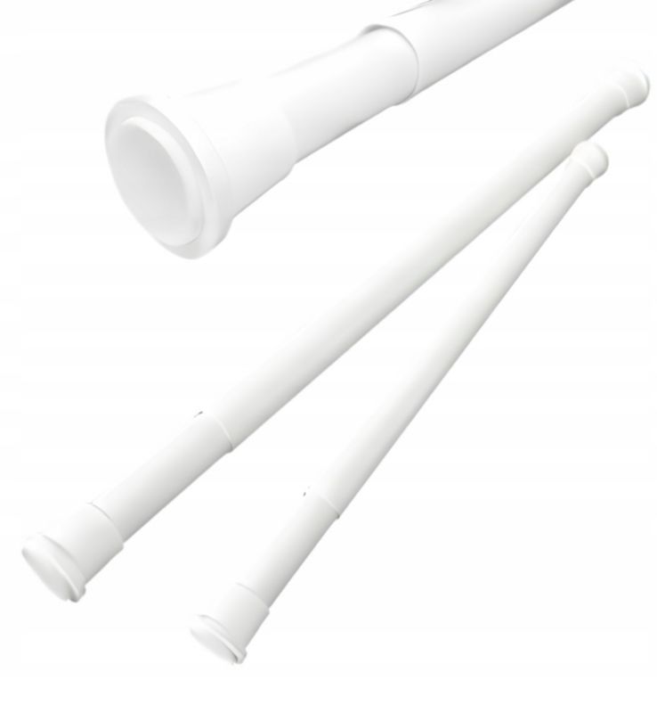 Drążek prysznicowy do zasłon Estiva rozporowy 70-110 cm biały 27 mm 1 szt.