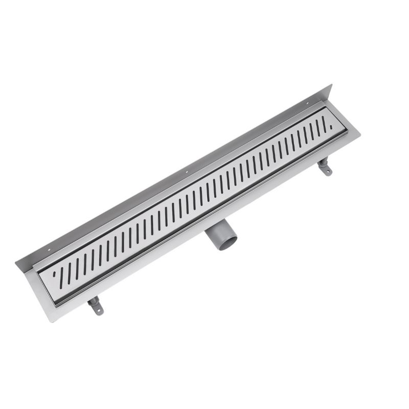 Odpływ liniowy przyścienny Vogi ruszt paski Rigo 80 cm stalowy 1 szt.