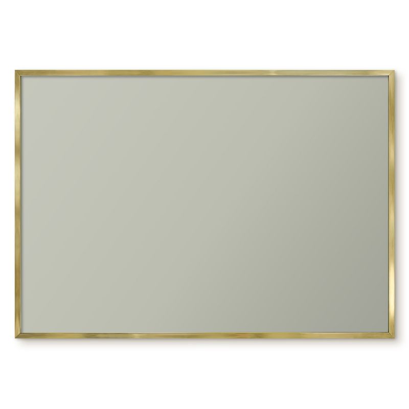Tablica Magnetyczna Do Salonu Tulup 100x70 cm Ciepły szary - Złota rama Do salonu, sypialni 1 szt.