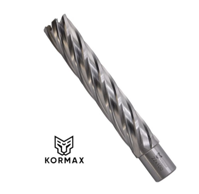 Frez trepanacyjny M2AL Kormax 22x100mm z uchwytem Weldon (DNHX-80220) - 1 szt.
