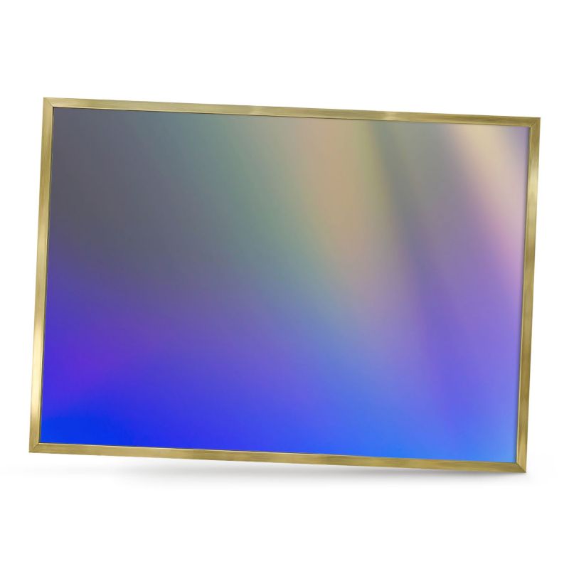Tablica magnetyczna ozdobna ArtPrintCave 70x50 Subtelny gradient w złotej ramie 1szt