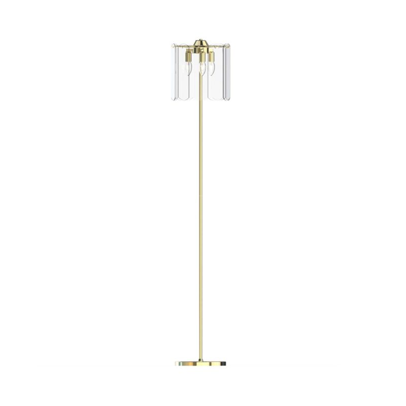 Lampa podłogowa Zuma Line NIRA złota 3xE14x40W IP20 wym:145x30x30cm - 1 szt.