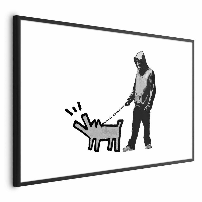 Plakat Artgeist Dog Art 60x40 cm z ramą czarną 1 szt
