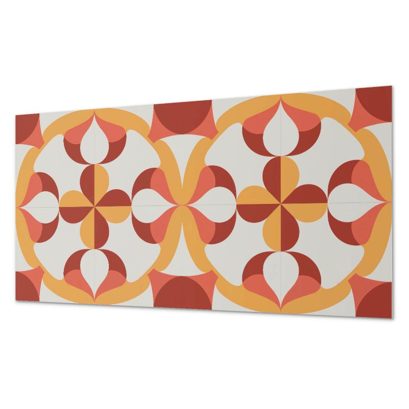 Komplet Kafelków Samoprzylepnych ArtPrintCave 40x20 cm Abstrakcyjny wzór geometryczny 10 szt.