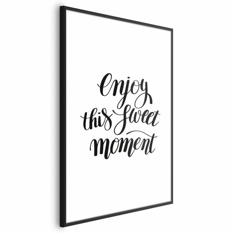 Plakat Artgeist Enjoy 29,7x42 cm z ramą czarną 1 szt