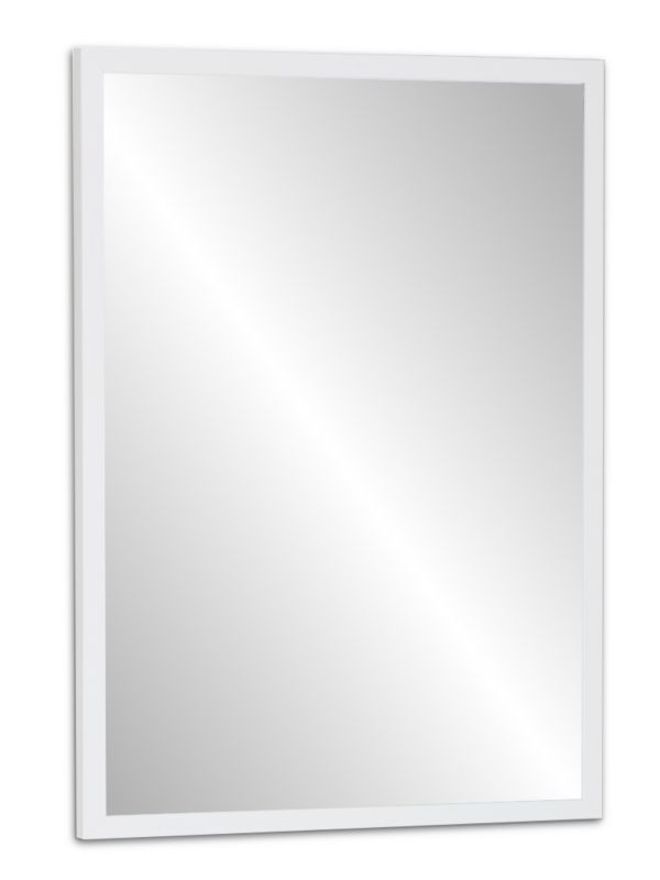 Lustro wiszące Profilmat 85x75 rama wąska 2,6cm kolor biały 1szt.