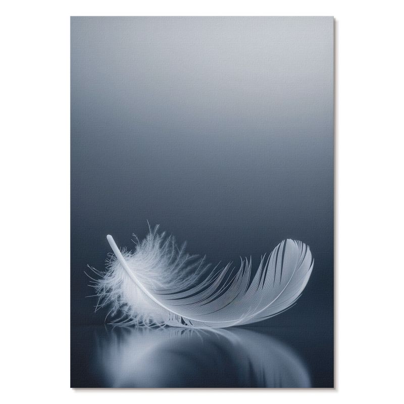 Plakat na Płótnie Tulup 29,7x42 cm (A3) Eteryczne pióro Do salonu, sypialni, biura 1 szt.