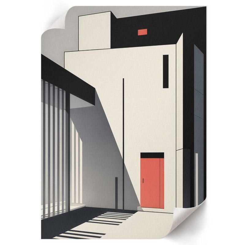 Plakat ArtPrintCave 29,7x42 cm Minimalizm architektury Leo "Orbit" Wagner 1 szt.