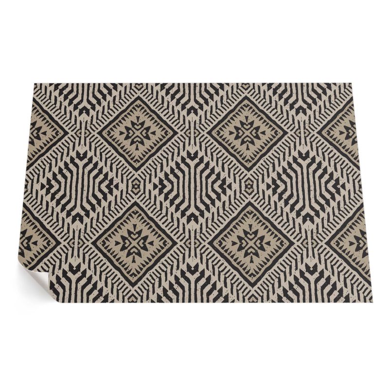 Dywan Winylowy Zewnętrzny ArtPrintCave 80x120 cm Indiańskie wzornictwo boho ornament 1 szt.
