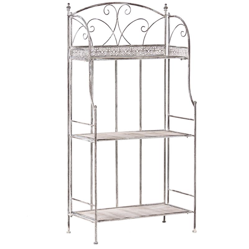Regał Villadose Metal 117 cm 60 cm Szary 1 szt.