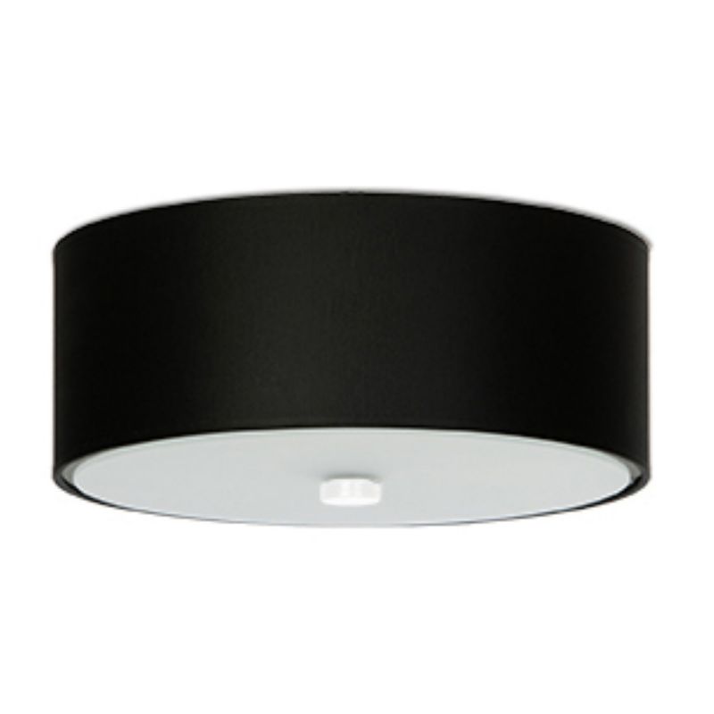 Plafon Pure Lume GRADUS okrągły 30 cm czarny 3xE27x15W IP20 - 1 szt.