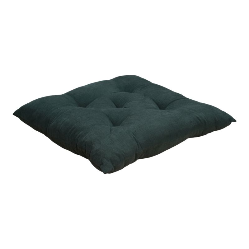Siedzisko GoodHome sztruks 40 x 40 cm szmaragdowe