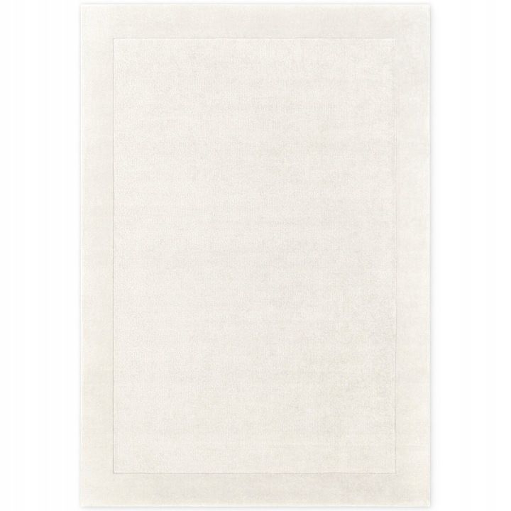 Dywan Villeroy&Boch Kari 160x230 cm, naturalny kremowy, wełniany, ręcznie tkany, do salonu, 1 szt.