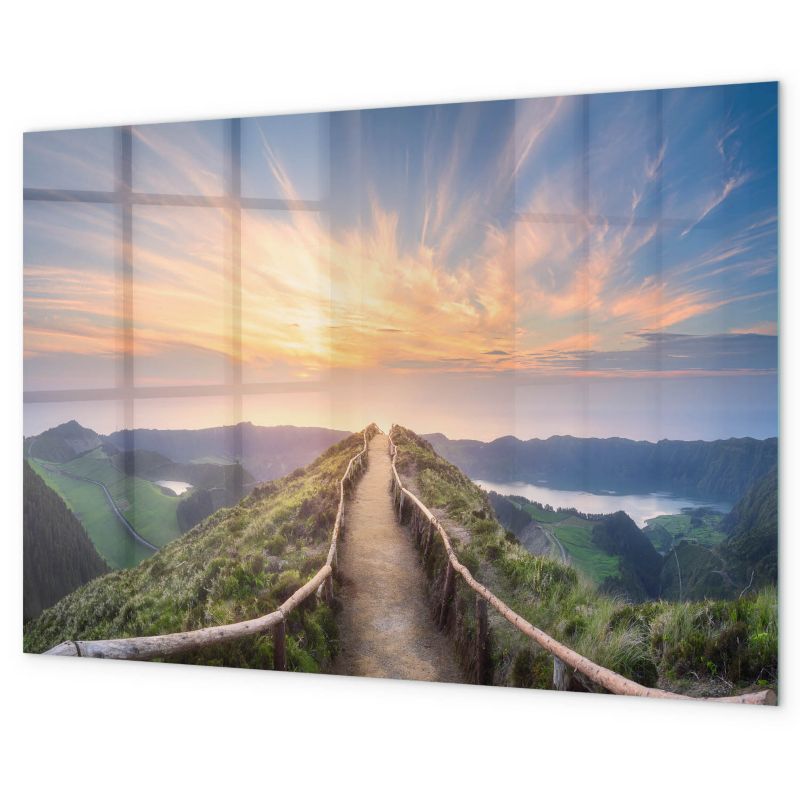 Tablica Magnetyczna Do Kuchni Na Magnesy Tulup 100x70 cm Alpejski krajobraz Szkło hartowane 1 kpl