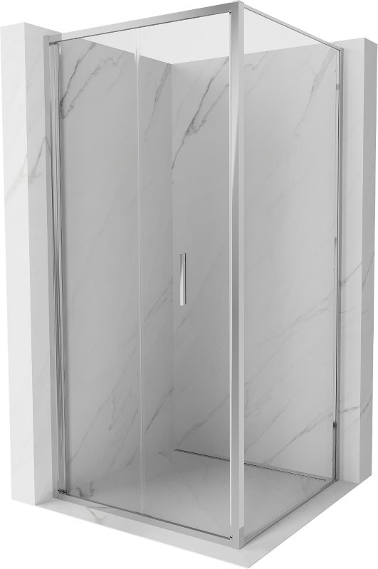 Kabina prysznicowa Mexen Exo składana 85 x 85 cm transparent chrom 1 szt.