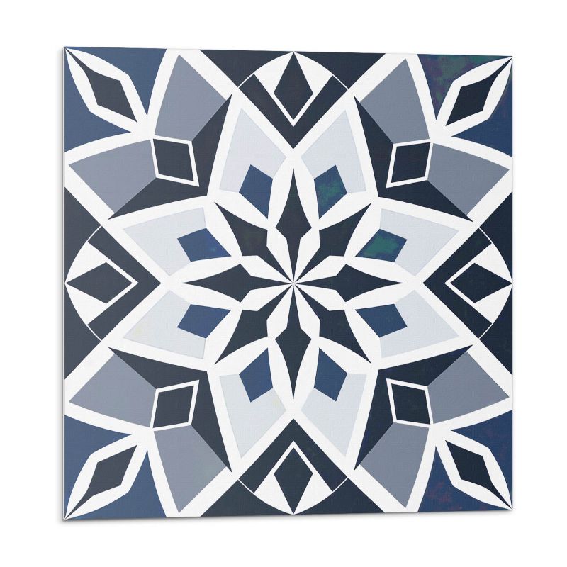 Kafelki samoprzylepne Wallfluent 20x20 cm Wzór kwiatów w geometrycznej odsłonie 20 szt.