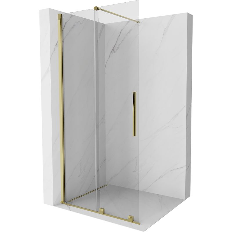 Ścianka prysznicowa walk-in Mexen Velar złota 100x200 cm 871-100-000-03-50 1 szt.