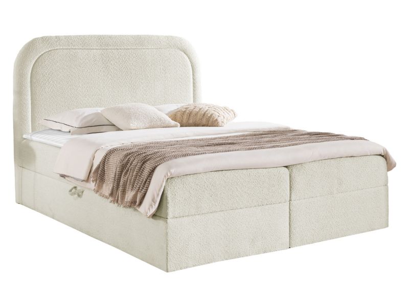 Łoże kontynentalne MIRJAN 24 Bonito 180x200 + topper śmietankowy 1 szt.