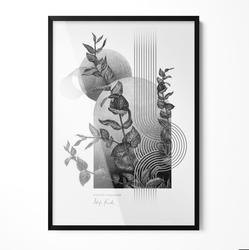 Ekologiczna Ramka Na Plakat Wallfluent 70x100 cm Czarna 1 szt.