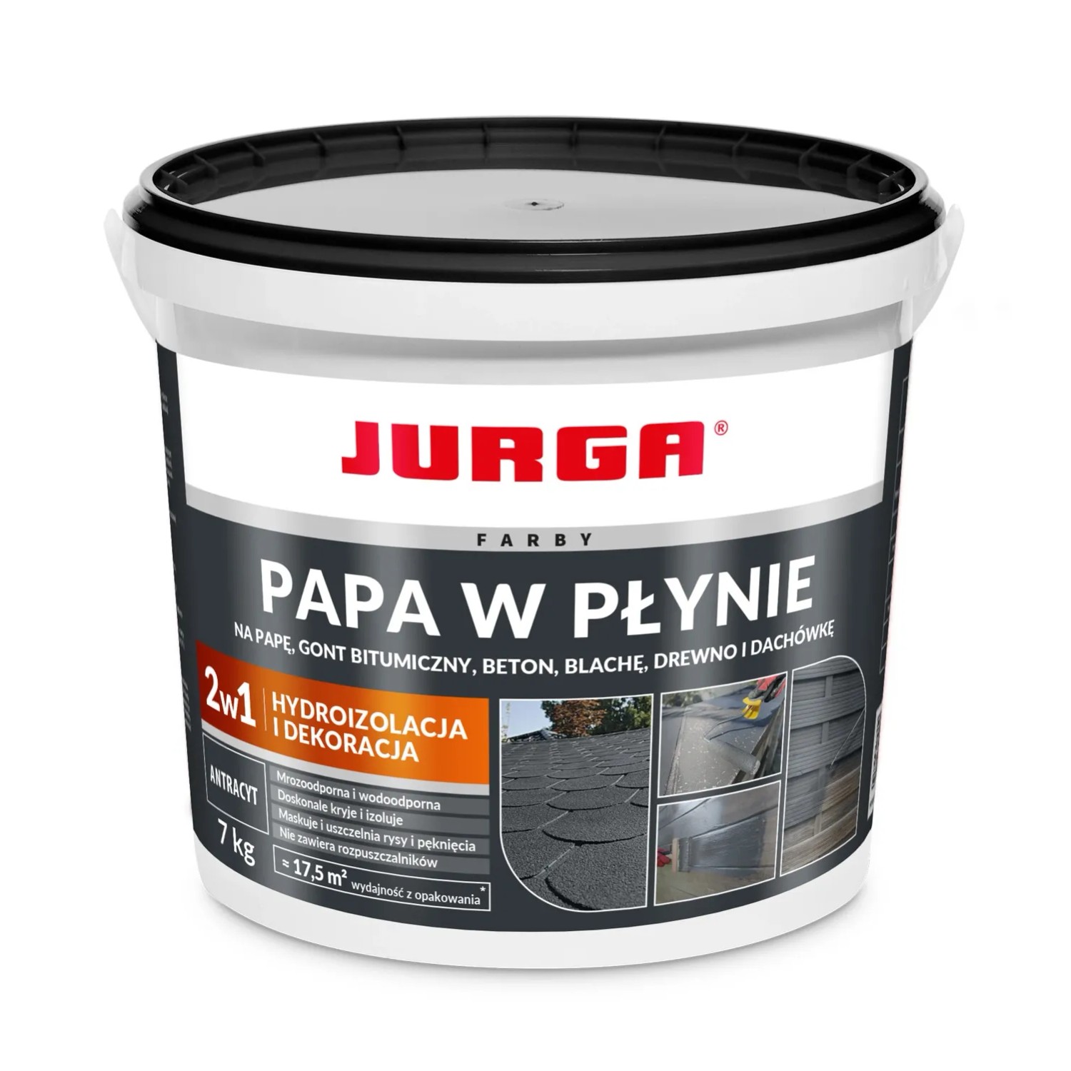 Jurga Papa w płynie antracyt 7kg