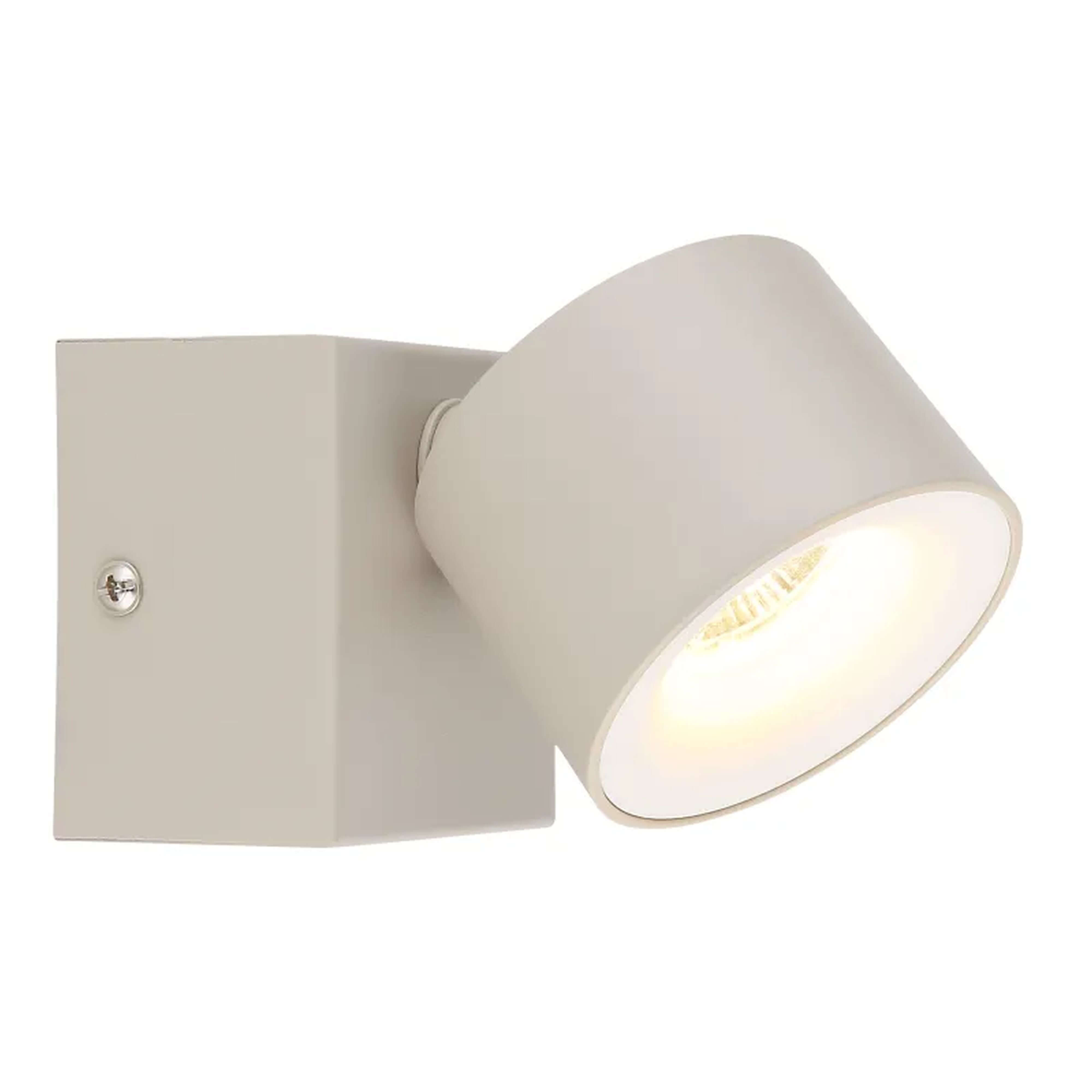Globo Lighting Rae lampa ścienna 1x6 W piaskowy 56961-1S