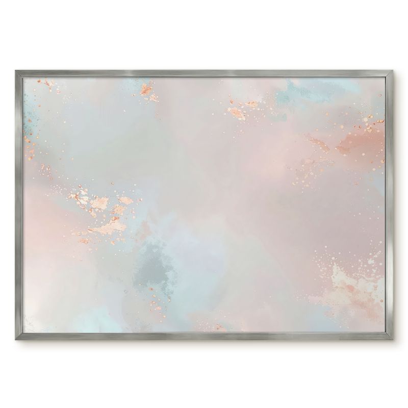 Tablica Magnetyczna Do Biura Tulup 70x50 cm Pastelowy harmonia - Srebrna rama Do sypialni, salonu 1 szt.