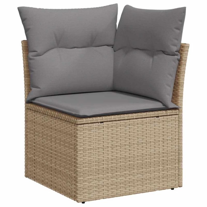 Sofa ogrodowa WaszeMeble z technorattanu beżowa z poduszkami WM-366086 1 szt.