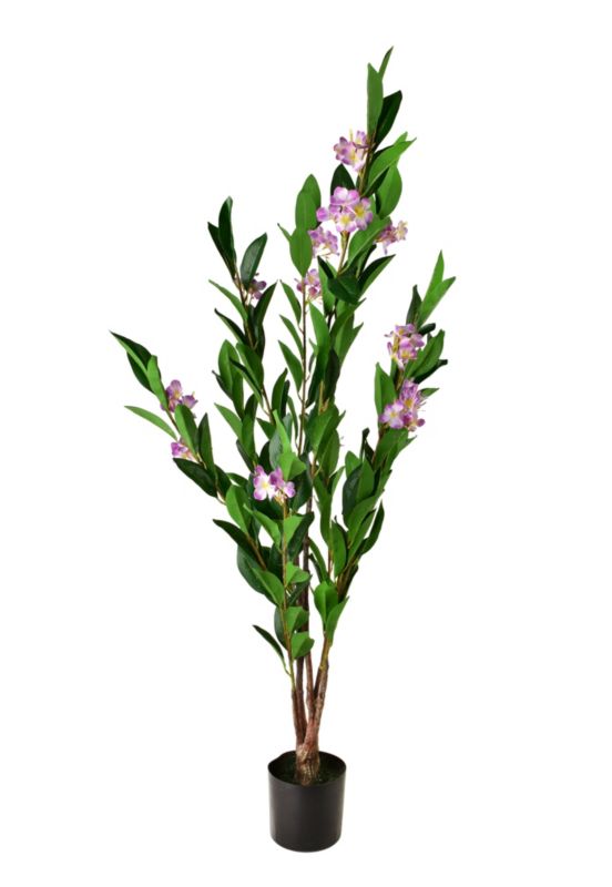 Sztuczny kwiat PVC VIRIDIS Doniczkowy 14x14x118 cm różowy 1 szt.
