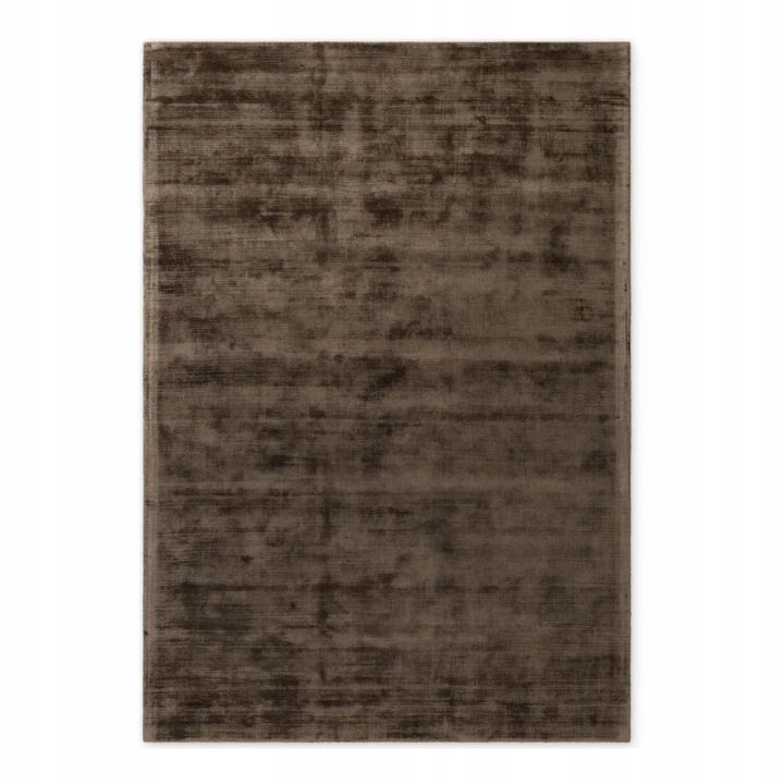 Dywan Vikosa Noemi 80x150 cm, pluszowy, brązowy, antypoślizgowy, do salonu, 1 szt.