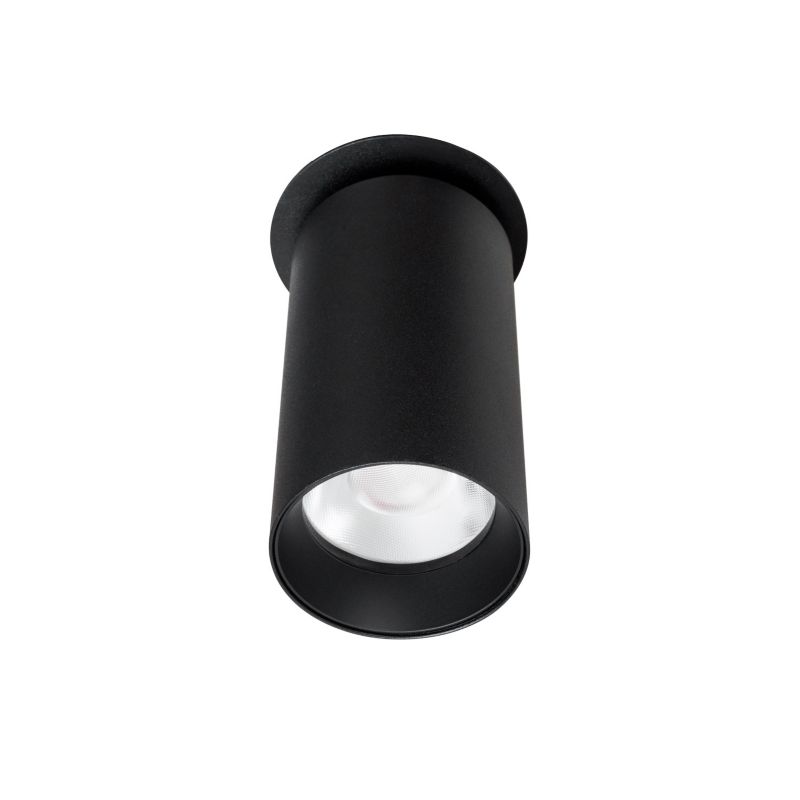 Oprawa wpuszczana ciepła Maxlight HALO czarna LED 9W biały ciepły 3000K 715lm IP20 wym:10x5x5cm - 1 szt.