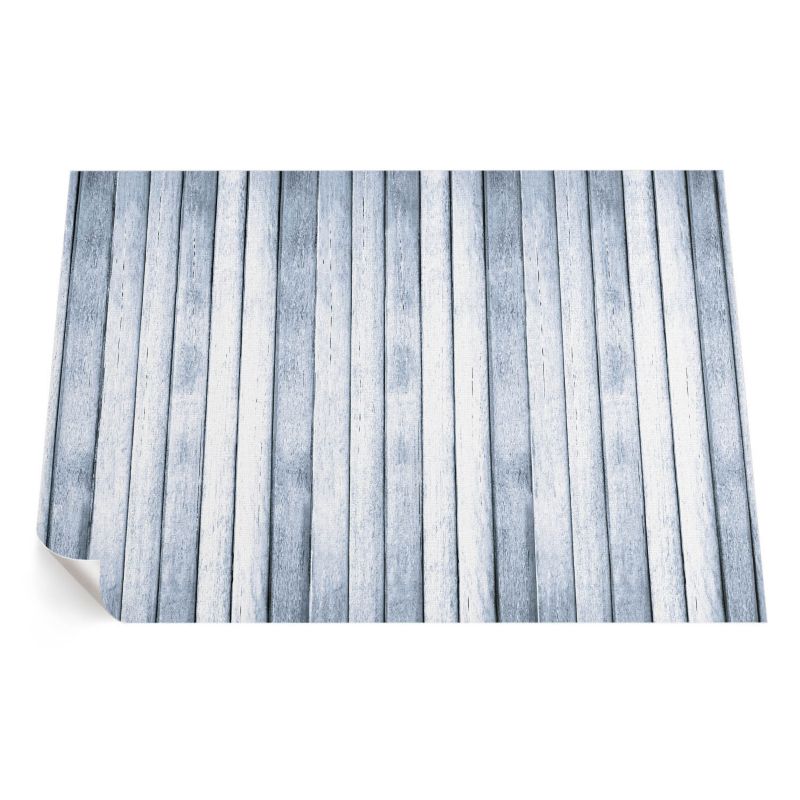 Dywan Winylowy Z Nadrukiem ArtPrintCave 120x180 cm Szare deski jasne drewno podłogowe 1 szt.