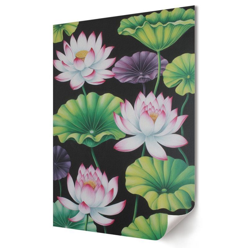 Plakat canvas Wallfluent Format A4 Kwiaty lotosu Projekt Artystyczny Punkt Widzenia 1 szt.