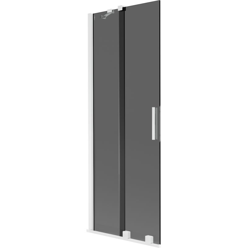 Parawan nawannowy ruchomy Mexen Velar grafit biały 70x150 cm 1 szt.