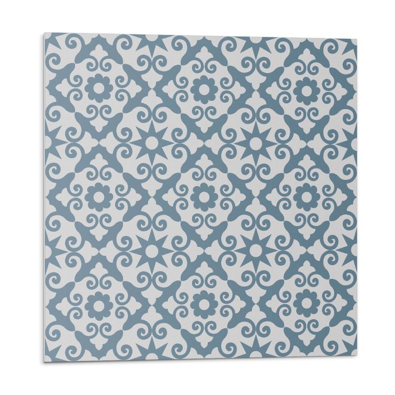 Kafelki samoprzylepne Wallfluent 50x50 cm Kwiatowa kompozycja z ornamentami 4 szt.