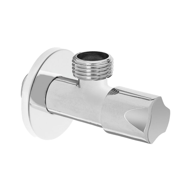 Zawór Kątowy do Baterii Pralki Metalowe Pokrętło GZ/GZ 1/2"x1/2" INVENA 1 szt.
