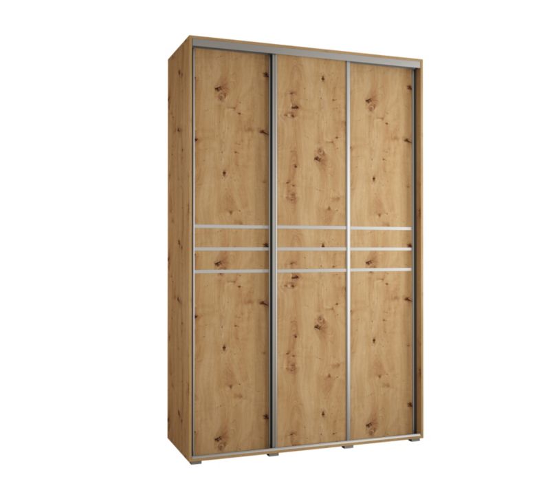 Szafa przesuwna Abiks DAVOS 10 wysoka szer.150cm artisan/artisan/srebrny 1szt.