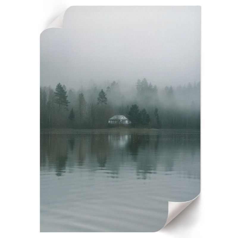 Plakat Dekoracyjny ArtPrintCave 29,7x42 cm Zamglony krajobraz Obel Z. 1 szt.