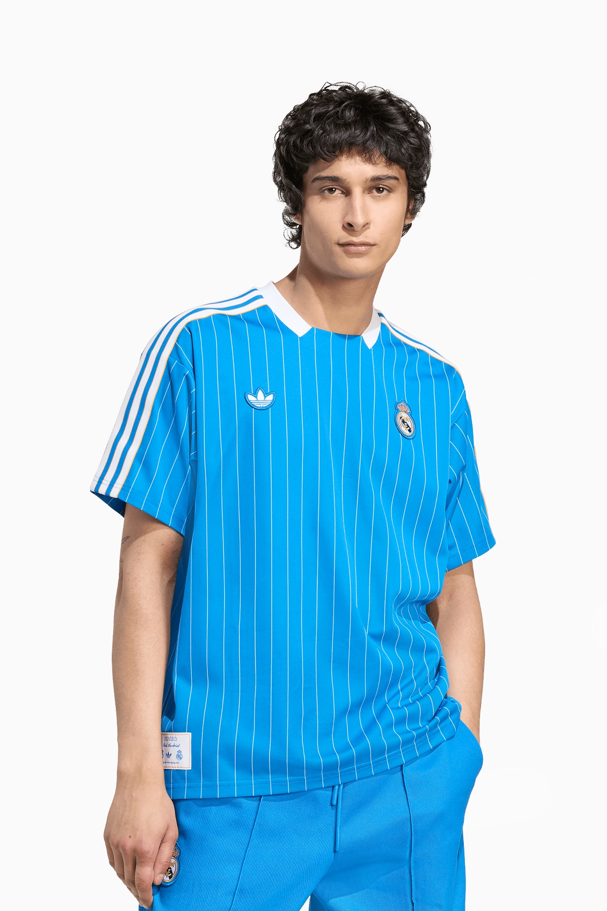 Koszulka adidas Real Madryt 25/26 Terrace Icons - Niebieski
