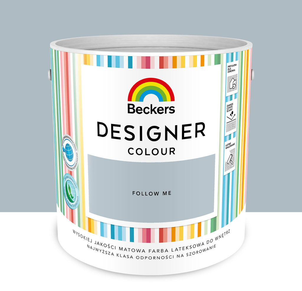 Farba lateksowa Beckers Designer 2,5L Follow me
