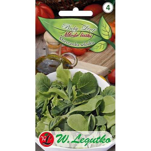 1 szt, Baby Leaf - Olasz keverék - Magok: Mod de ambalare: 1.5 g